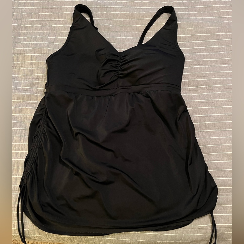 Lane Bryant/Cacique black swimdress